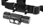 Headlamp Strend Pro Headlight H4016, 2xXPG LED 500 lm, 2000 mAh, USB charging, waterproof, detachabl