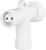 Csatlakozó MagicHome Karácsony MULTI CONNECT C53, T-idom, fehér, láncelágazáshoz, kültéri