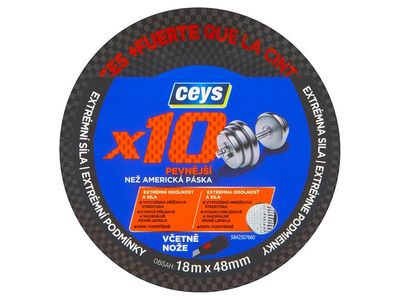 Szalag Ceys Professzionális, x10, 18 m x 48 mm