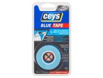 Szalag Ceys Blue tape, kétoldalas szalag, ragasztó, 1,5 m x 19 mm0500000070841