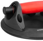 Glass holder Strend Pro, suction, 1-cup, with pressure gauge, 20 cm, max. 150 kg