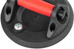 Glass holder Strend Pro, suction cup, 1-dome, with manometer, 20 cm, max. 150 kg