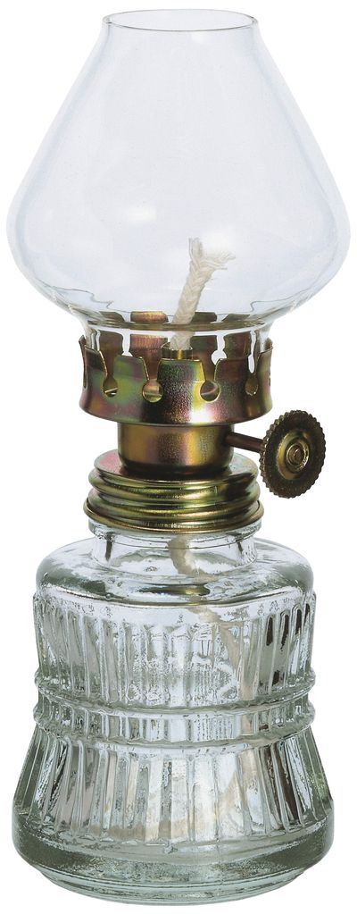 Lamp LUNA, kerosene, glass, 143 mm