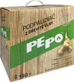 Gyújtós PE-PO®, faforgács, 150 db, grillhez, kályhához, kandallóhoz, kemencéhez