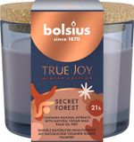 Candle Bolsius True Joy Secret Forest, scented, 66/83 mm, in glass