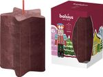 Sviečka Bolsius Pillar, Vianoce, Star Luskáčik, tvar hviezdy, 100x70 mm