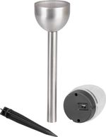 Lamp Strend Pro Candle, solar, 1x LED, stainless steel, 6x28 cm, Sellbox 24 pcs