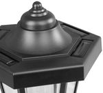 Lámpa Strend Pro Wall, napelemes, 1x LED, fali/kerítésre szerelhető, 16,5x16,5x30 cm