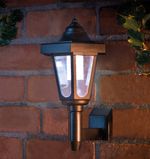 Lámpa Strend Pro Wall, napelemes, 1x LED, fali/kerítésre szerelhető, 16,5x16,5x30 cm