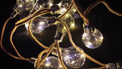 Chain Strend Pro Solar Bulb, 10x LED, bulb shape, solar, L-3.8 m