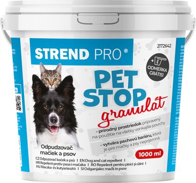 Repellent Strend Pro PET STOP, granules, 1000 ml, natural dog scare, for cats, for dogs, deterrent
