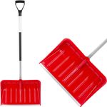 Snow Pusher Snowman, 540x360 mm, with metal edge, aluminum handle 1370 mm, assorted colors, disassem