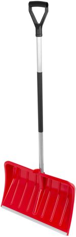 Snow Pusher Snowman, 540x360 mm, with metal edge, aluminum handle 1370 mm, assorted colors, disassem