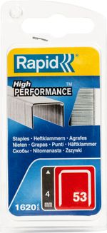 Spony RAPID 53, 4 mm, sponky do sponkovačky, bal. 1600 ks