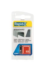 Spony RAPID 53 STANDARD, 6 mm, sponky do sponkovačky, bal. 1080 ks