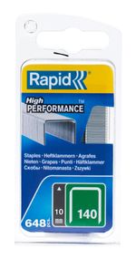 Staples RAPID 140, 10 mm, for stapler, pack of 648 pcs