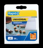 Glue Stick RAPID, 07x90 mm, universal transparent, 36 pcs, hot melt, adhesive, for glue gun