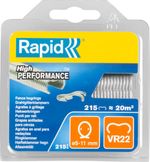 Staples RAPID VR22, Zinc, for tying pliers FP222 and FP20, for wire 5-11 mm, pack of 215 pcs