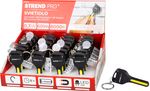 Keychain lamp Strend Pro, key ring, pendant, with magnet, 60 lm, 75x30 mm, sellbox 24 pcs