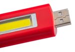 Keychain Light Strend Pro, pendant, with carabiner, assorted colors, LED 75 lm, USB charging, 74x25x