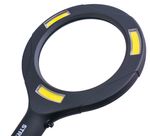 Nagyító Strend Pro, világítással, 113x242x22 mm, 2xAA, LED 100 lm, 3x LED világítás, olvasáshoz, Sel