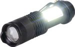 Svietidlo Strend Pro Flashlight NX1040, 3 W, 70+65 lm, s bočným svetlom, Zoom, 1xAA, Sellbox 12 ks