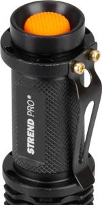 Svietidlo Strend Pro Flashlight NX1040, 3 W, 70+65 lm, s bočným svetlom, Zoom, 1xAA, Sellbox 12 ks