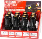 Flashlight Strend Pro NX1040, 3 W, 70+65 lm, with side light, Zoom, 1xAA, Sellbox 12 pcs