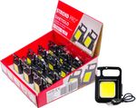 Svietidlo Strend Pro Worklight NX1082, prívesok, LED 160 lm, magnet, s klipsou, USB nabíjanie, Sellbox 12 ks