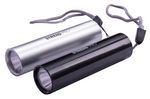 Zseblámpa Strend Pro Flashlight NX1051, 50 lm, USB töltés, fekete/ezüst, 77x19 mm, csomag 24 db