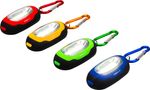 Keychain lamp Strend Pro pendant, with carabiner, mix of colors, 20 lm, 70x34x24 mm, sellbox 24 pcs