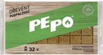Firelighter PE-PO®, solid wood, 32 pcs, for grill, stoves, fireplaces, ovens