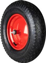 Kerék Strend Pro Premium Fortis BLACK, talicskához, felfújható, pótalkatrész, tengellyel