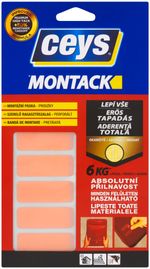 Tape Ceys MONTACK STICKS EVERYTHING, mounting, strips, 10 pcs
