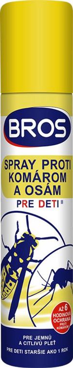 Spray Bros, gyerekeknek, szúnyogok és darazsak ellen, riasztó, 120/90 ml