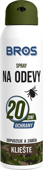 Spray Bros, kullancsok ellen, ruházatra, riasztó, 120/90 ml