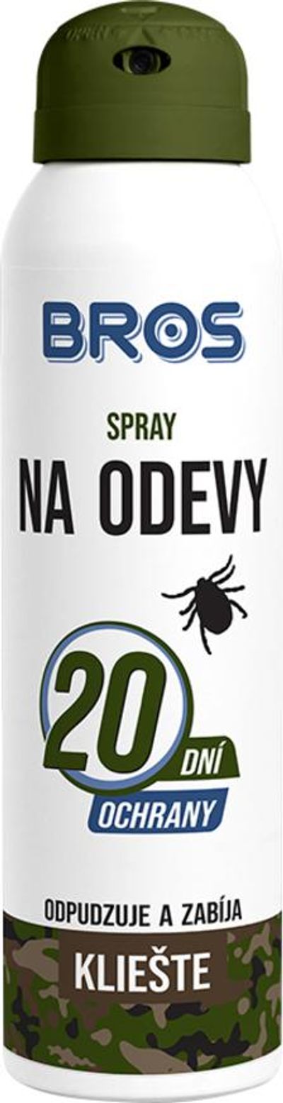 Spray Bros, kullancsok ellen, ruházatra, riasztó, 120/90 ml