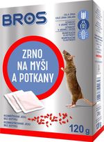 Csalétek Bros, egerekhez és patkányokhoz, 120g, gabona