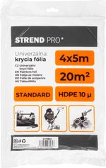 Covering Film Strend Pro Standard, painter's, 4x5 m, 10µ, protective