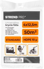 Takarófólia Strend Pro Standard, festő, 4x12,5 m, 10µ, takaró