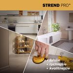 Glass holder Strend Pro, suction cup, 2-dome, suction cup, leveling aid for tiles and cladding, max.