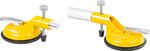 Glass holder Strend Pro, suction cup, 2-dome, suction cup, leveling aid for tiles and cladding, max.