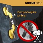 Glass holder Strend Pro, suction cup, 2-dome, suction cup, leveling aid for tiles and cladding, max.