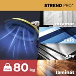 Glass holder Strend Pro, suction cup, 2-dome, suction cup, leveling aid for tiles and cladding, max.