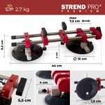 Üvegtartó Strend Pro, tapadókorongos, 2-kupolás, szintező segédeszköz burkolólapokhoz és csempékhez,
