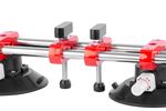 Glass holder Strend Pro, suction cup, 2-dome, leveling aid for tiles and cladding, professional, max