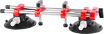Glass holder Strend Pro, suction, 2-cup, leveling aid for tiles and paving, professional, max. 150 k