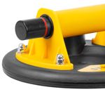 Glass holder Strend Pro, suction, 1-cup, with pressure gauge, 20 cm, max. 120 kg