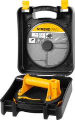 Glass holder Strend Pro, suction cup, 1-dome, with manometer, 20 cm, max. 120 kg