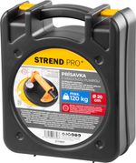 Glass holder Strend Pro, suction, 1-cup, with pressure gauge, 20 cm, max. 120 kg